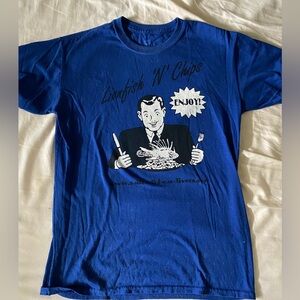 Lion Fish n Chips funny scuba shop t shirt